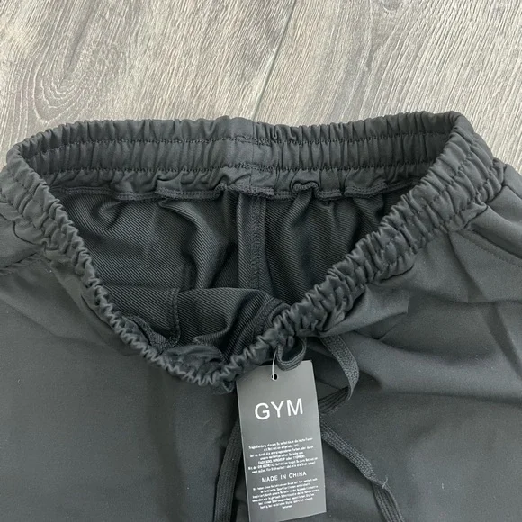 Men’s NEW Small GYM Black Jogger Pants - Picture 6 of 9